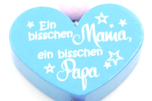 Schnullerkette mit Namen - Ein bisschen Mama... "Adela"